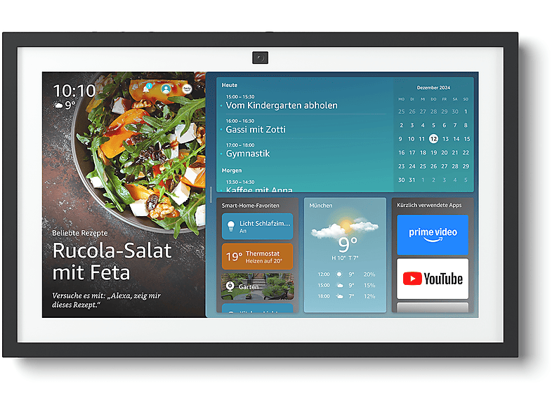 Amazon Echo Show 15 (2024) 15.6 Zoll Smart-Display mit integriertem Fire TV und Alexa-Sprachfernbedienung — Foto 5 von 5