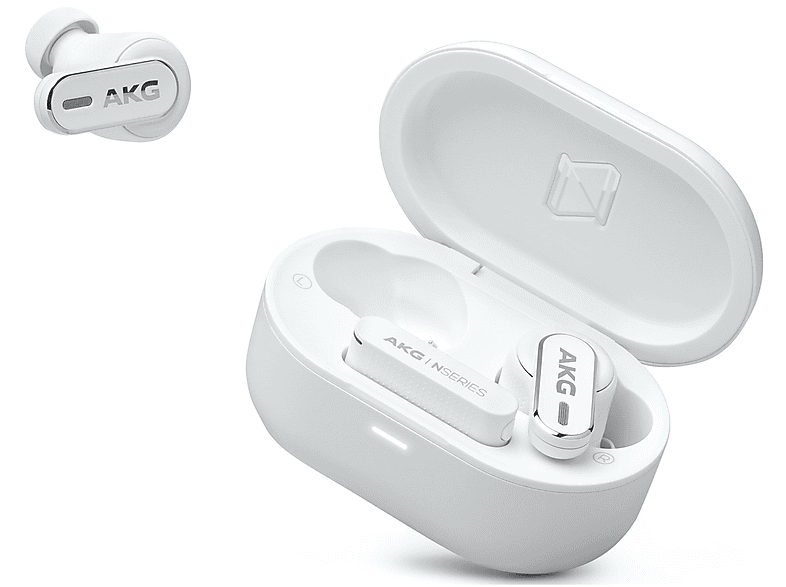 AKG N5 Hybrid ANC Auricolari Wireless, Bianco