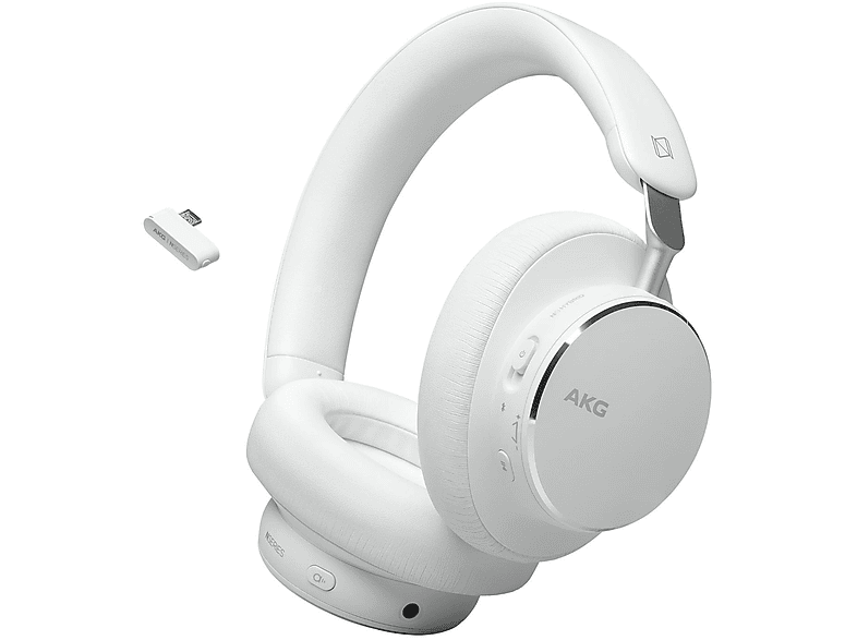 AKG N9 Hybrid ANC Cuffie Wireless, Bianco