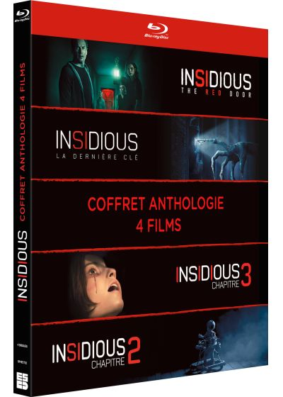 DVD box set of Insidious movies. Cover shows multiple movie titles.
