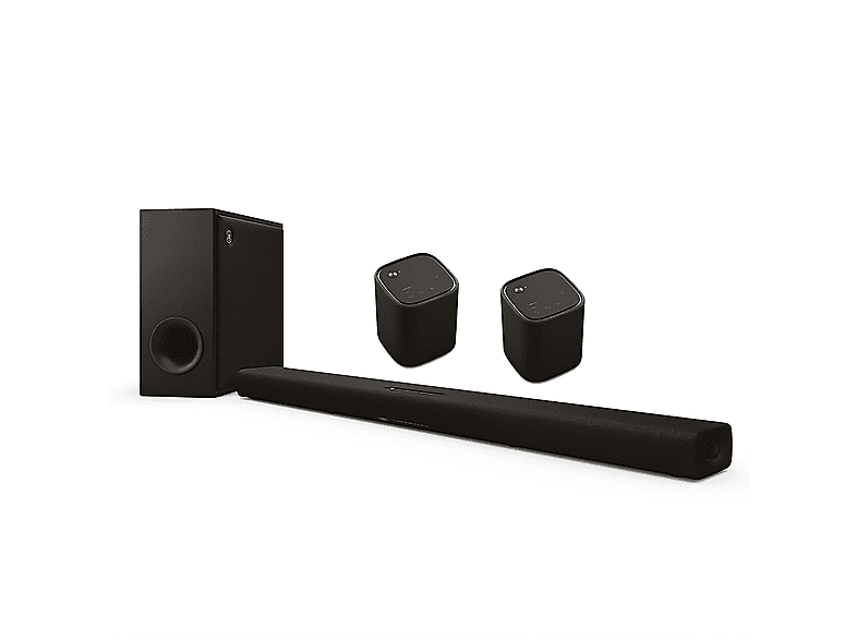 SOUNDBAR + SUBWOOFER YAMAHA Pack True X 5.1 canali e oltre, Potenza Max 300 W, Cassa wireless, Black