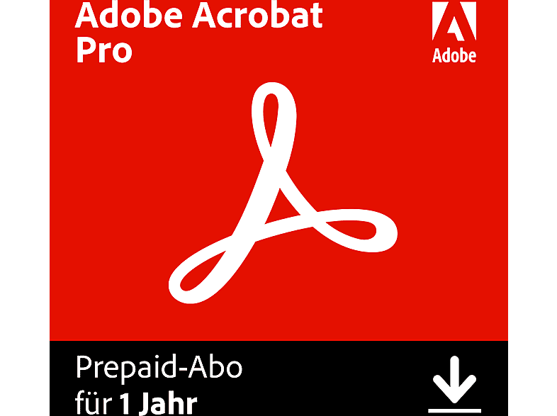 AdobeAcrobat Pro,1 User (1 Jahr), PC/Mac - PC/MAC [Download Code]; Electronic Software Download