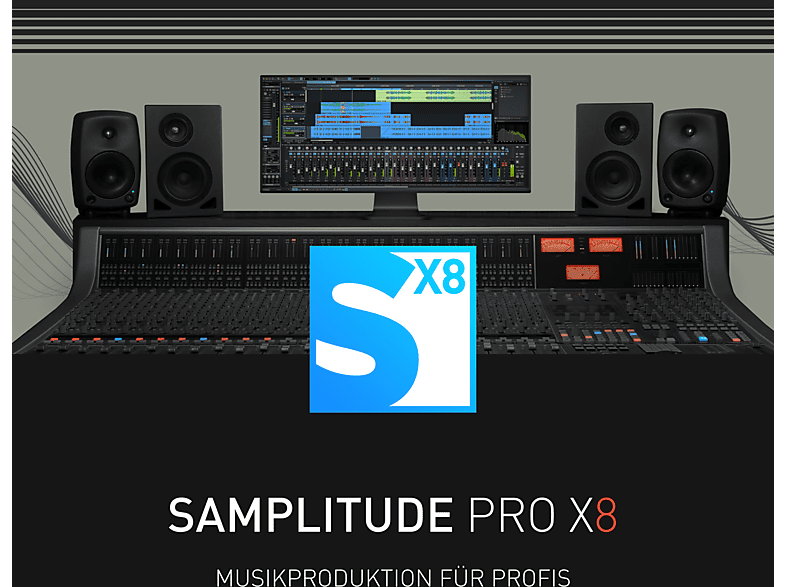 MAGIX SAMPLITUDE Pro X8, 1 User [Download Code]; Electronic Software Download