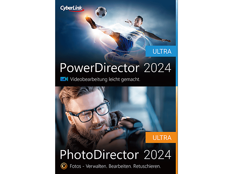 Cyberlink PowerDirector 2024 Ultra & PhotoDirector 2024 Ultra Duo, 1 ...