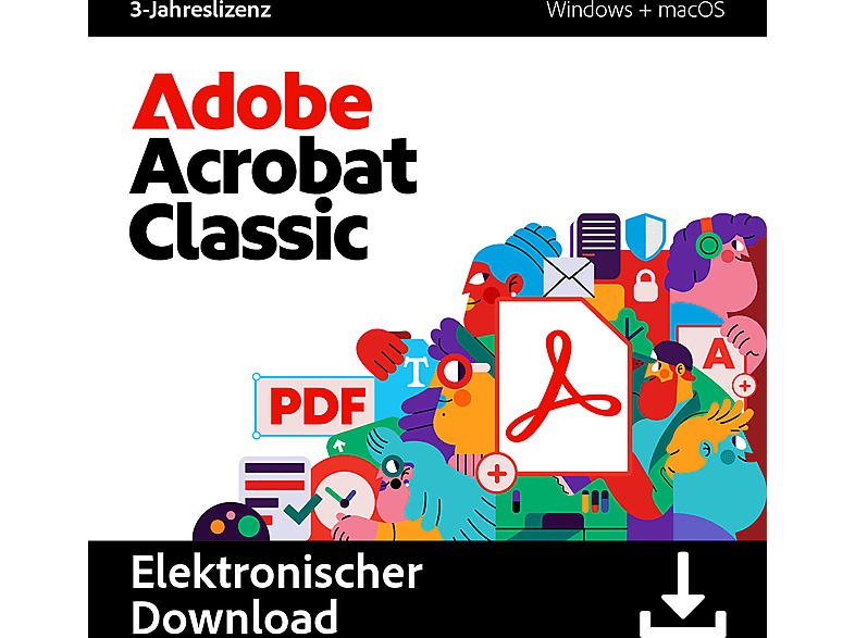 Adobe Acrobat Classic, 1 User (3 Jahre) PC/Mac - PC/MAC [Download Code]; Electronic Software Download