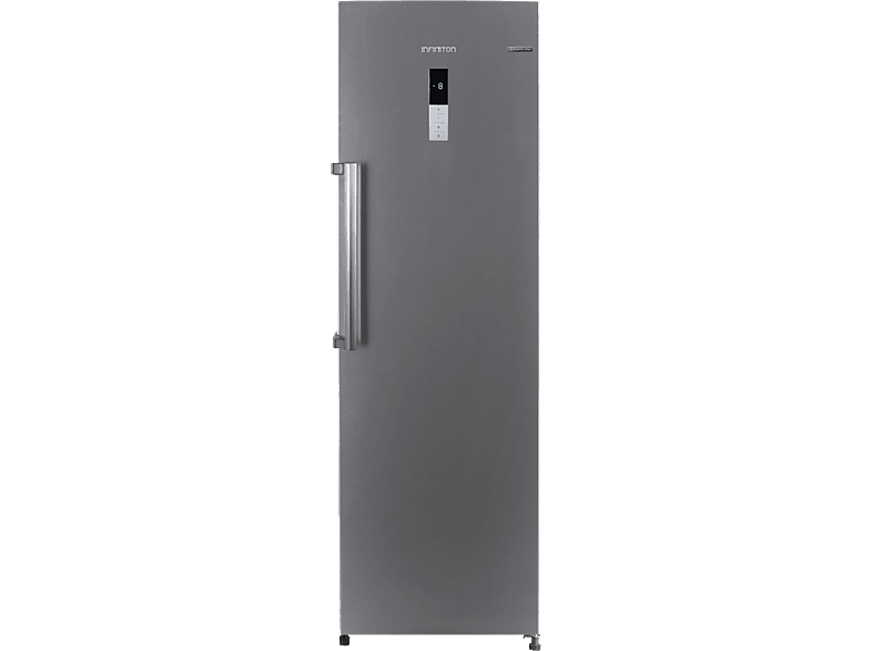 Congelador vertical - Infiniton CV-265L85XEN, 282 l, Altura 185 cm, LED, Inverter, Inox