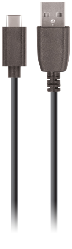 MAXLIFE Töltő és adatkábel, USB Type-C to Type-A, 2A, 0,5 m, fekete (100969)