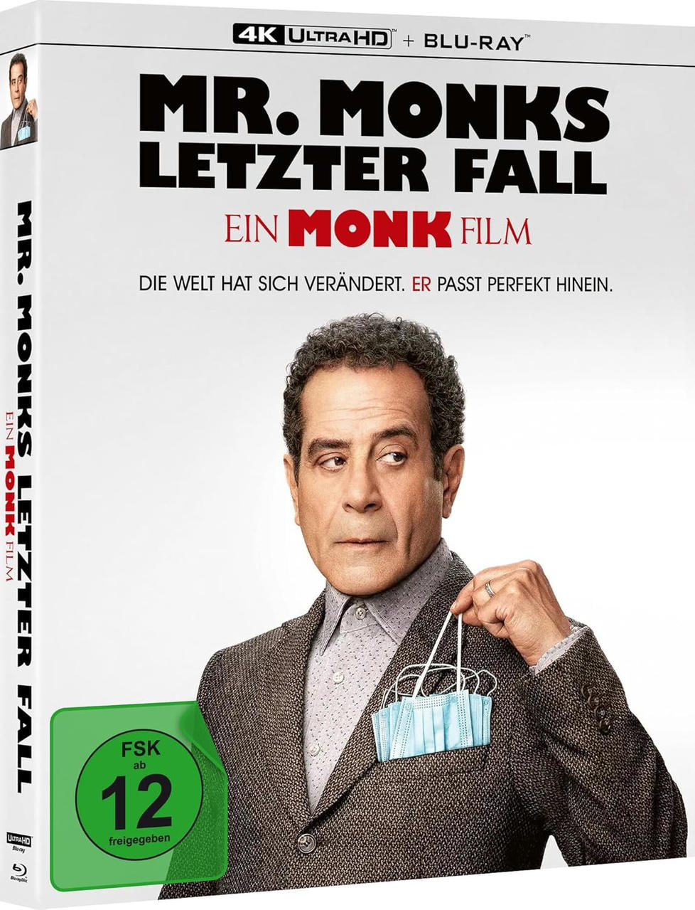 Eine DVD-Box mit Text und einem Porträt eines Mannes.