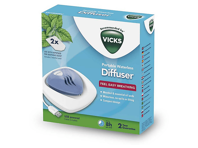 VICKS Vh1800eu Taşınabilir Susuz Difüzör Fiyat & Özellik | MediaMarkt
