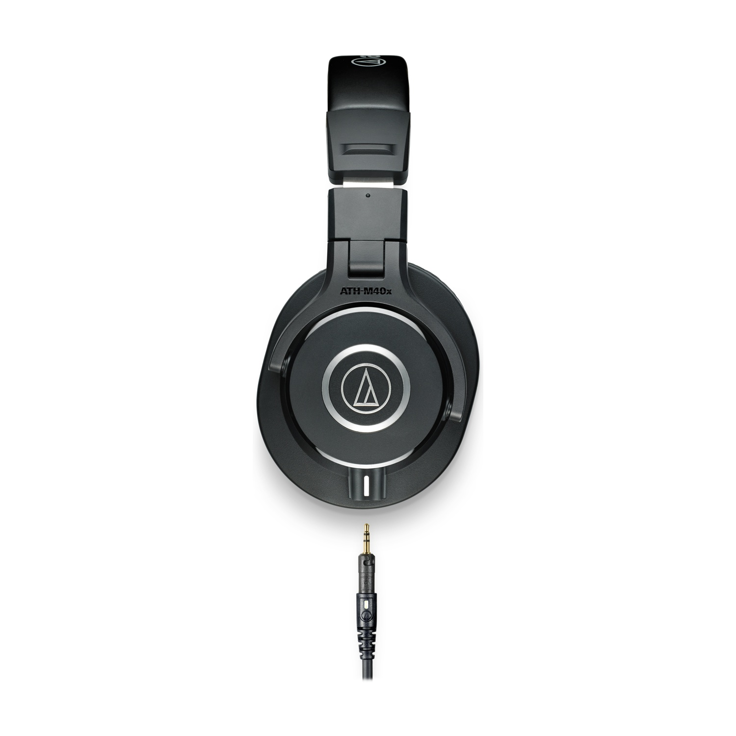Cuffie nere Audio-Technica ATH-M40x, con cavo staccato.
