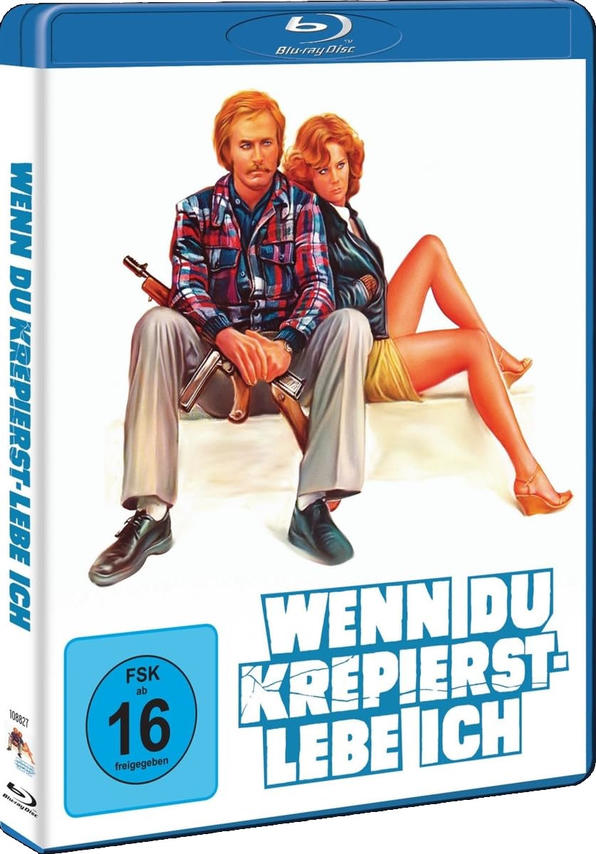 Filmcover: Mann und Frau. Titel ist 'Wenn Du Krepierst-Lebe Ich'.