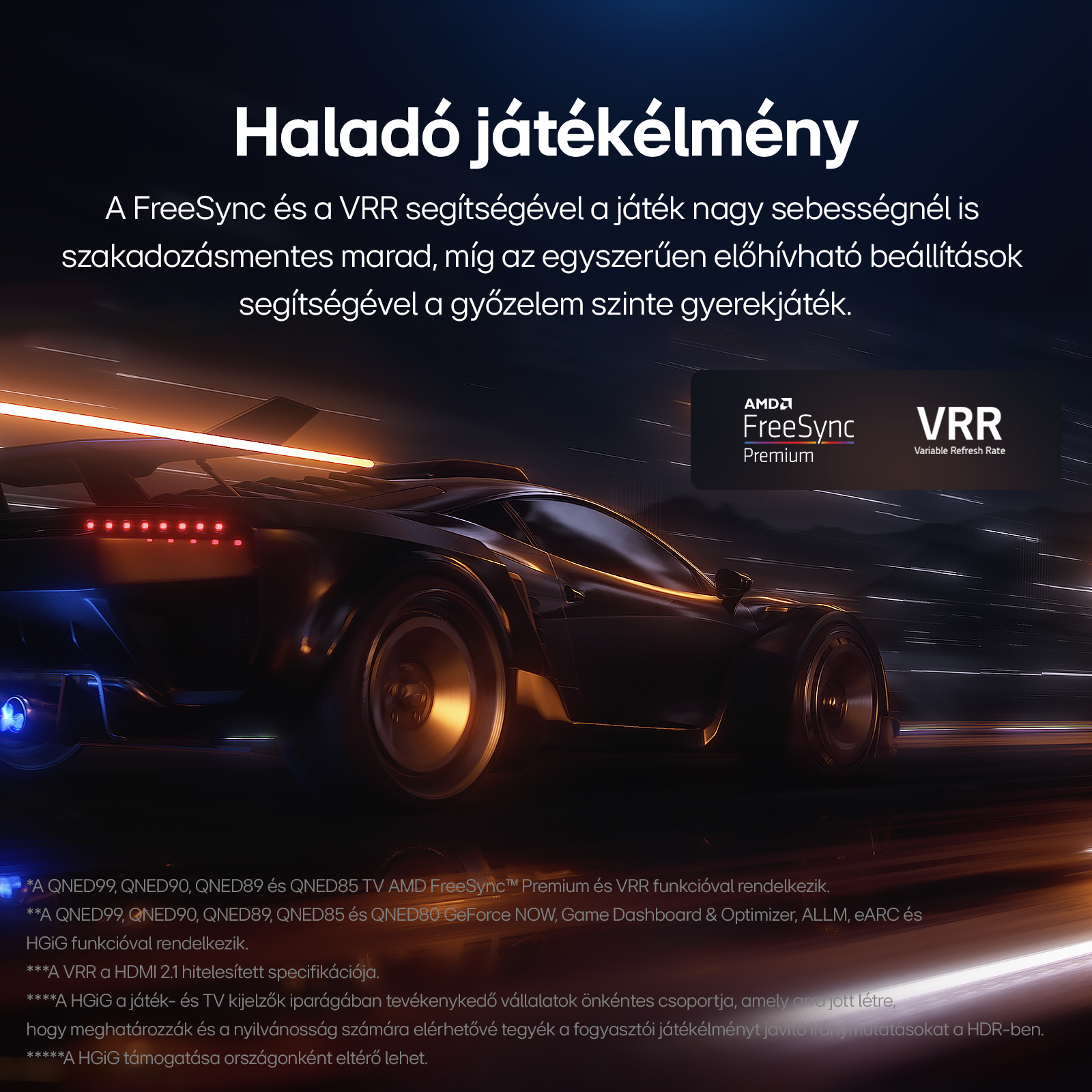 Autóverseny játék a TV képernyőjén, versennyel az előtérben.