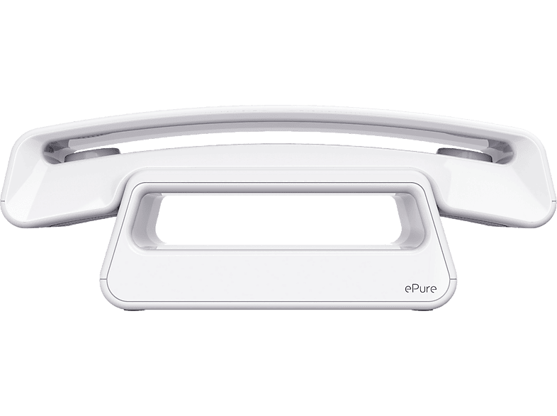 Teléfono - Alcatel ePure Iconic, Inalámbrico, Manos Libres, 10 melodías en el terminal, Blanco