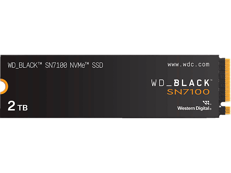 WD. _BLACK™S SSD 2 TB, M.2 2280 NVMe™ SSD, PCIe® Gen4, 7.250 MB/s Lesen, 6.900 Schreiben TB via PCIe, intern