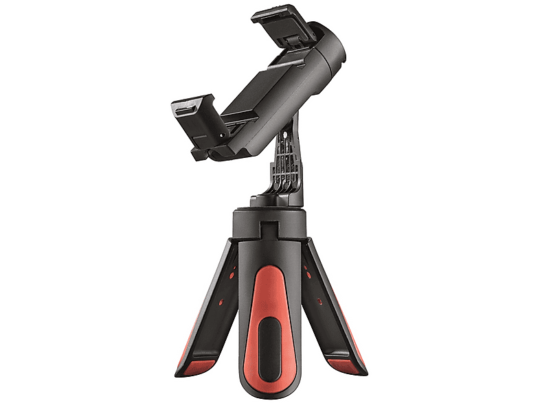 Cavalletto Hama Mini treppiedi Pocket II Rotation, (20 cm), per Smartphone, Nero Treppiede