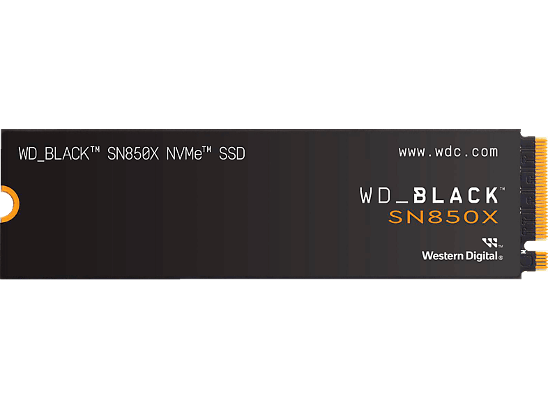 WD. _BLACK™ SN850X M.2 2280 NVMe™ SSD, PCIe® Gen4, 7.200 MB/s Lesen, 6.600 Schreiben 8 TB SSD M.2, intern