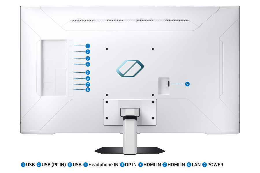 SAMSUNG LS43CG700NUXUF 43 inç 1 ms 144 Hz Monitör Beyaz