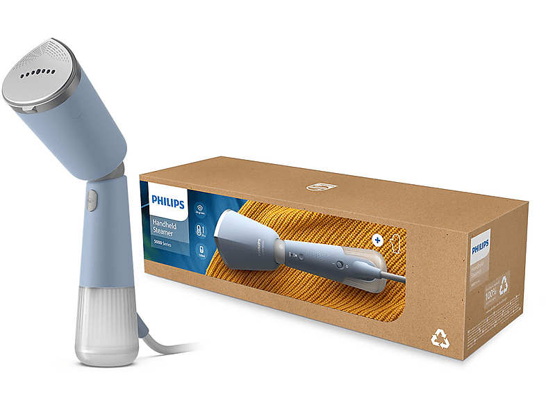 Philips STH5020/20 Series 5000 Steamer, Dampfbürste (1400 Watt, 120 ml Wassertank, Himmelblau) — Foto 2 von 5