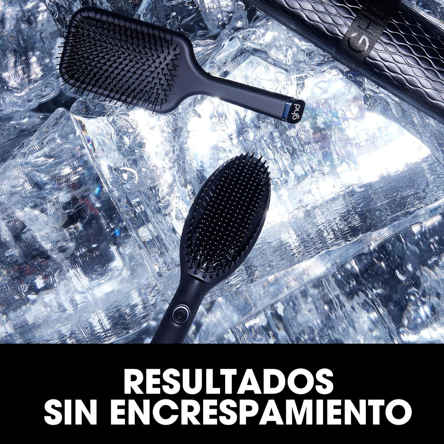 Herramientas de peinado sobre hielo, con texto en español.