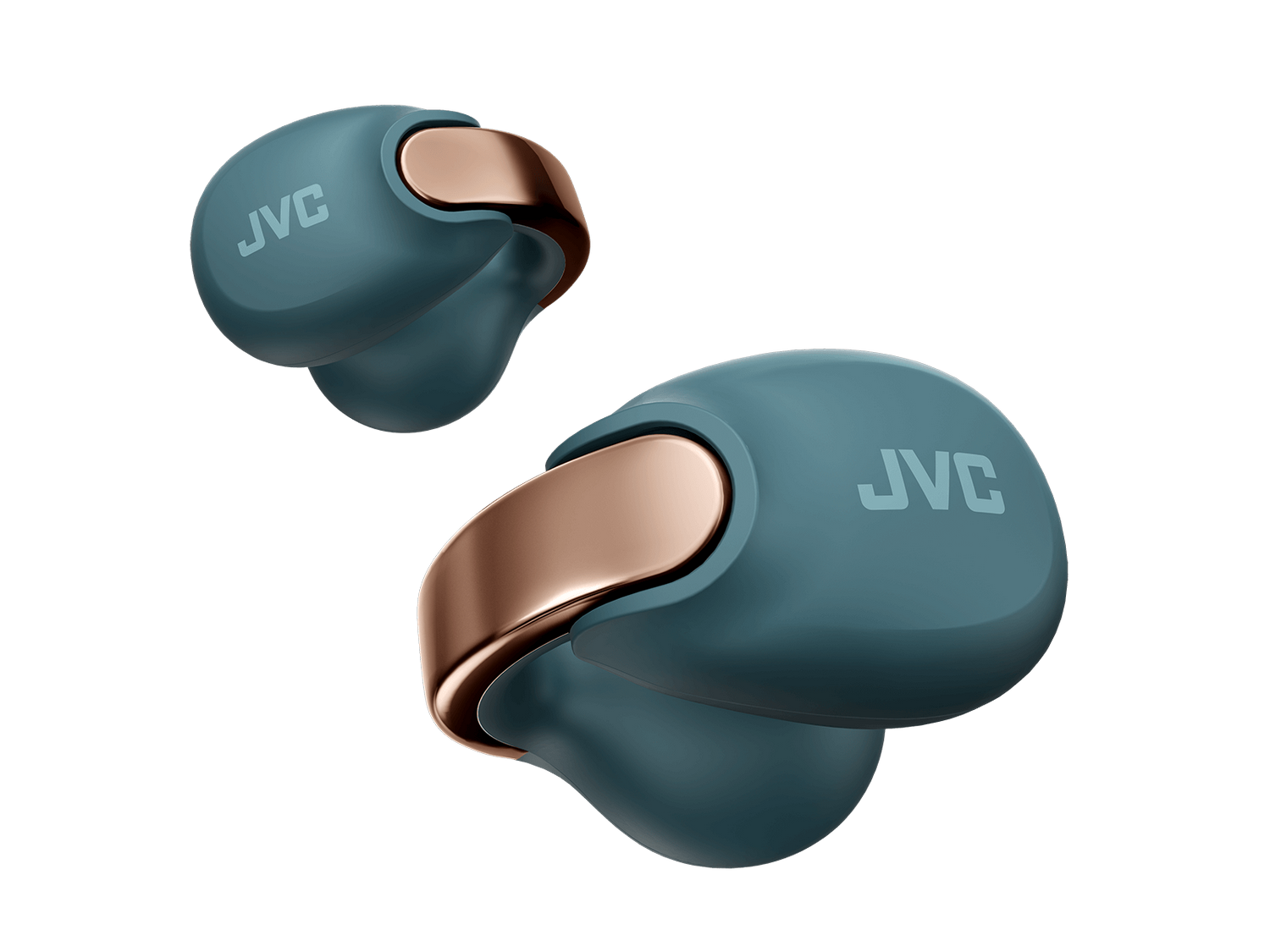 Estuche de carga negro para auriculares JBL, con puerto USB.