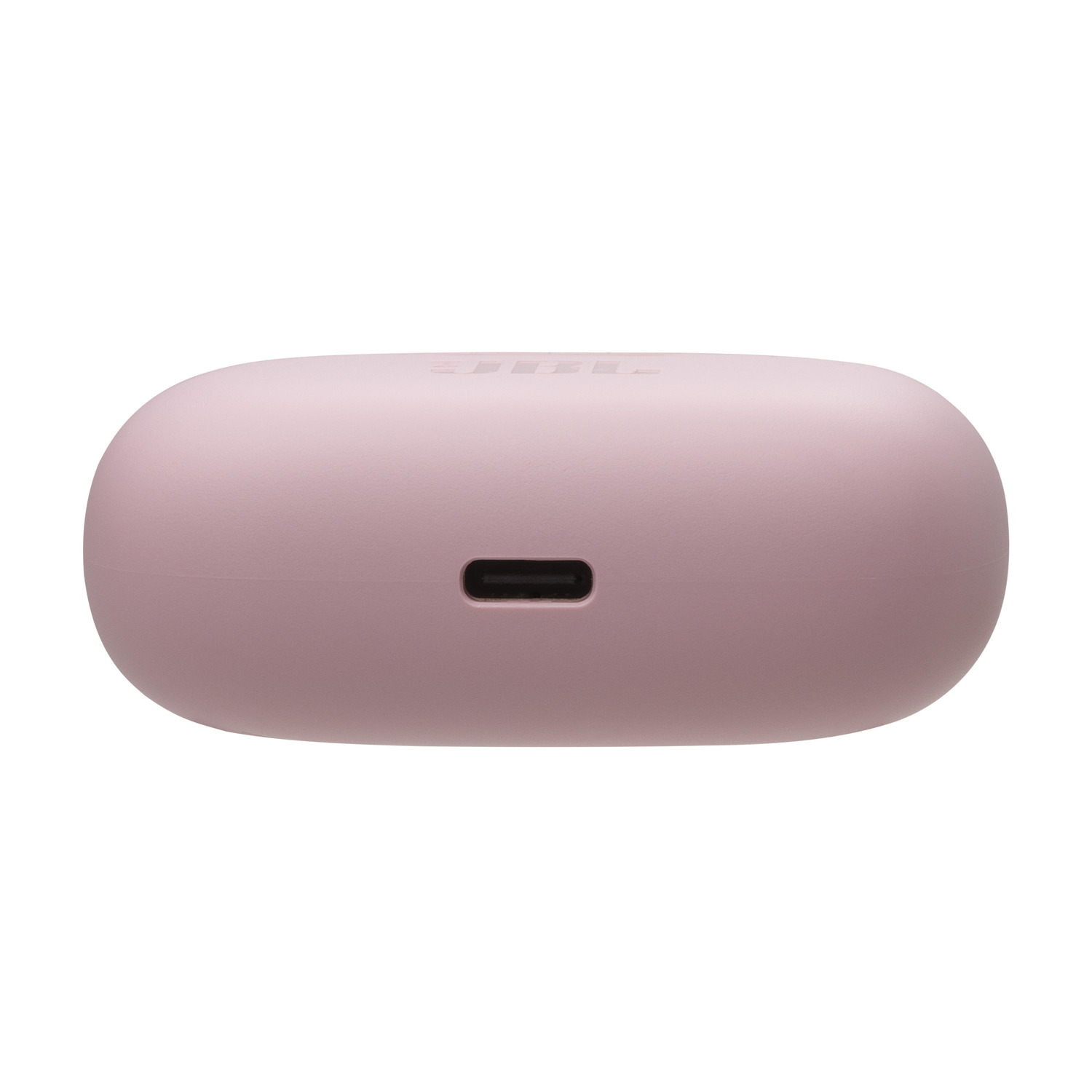 Pink charging case with a USB-C port.