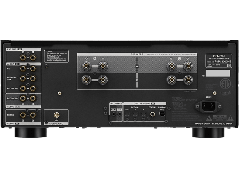 Denon PMA-3000NE Vollverstärker mit 160 Watt und MM/MC-Phono-Vorstufe, Black — Foto 3 von 3