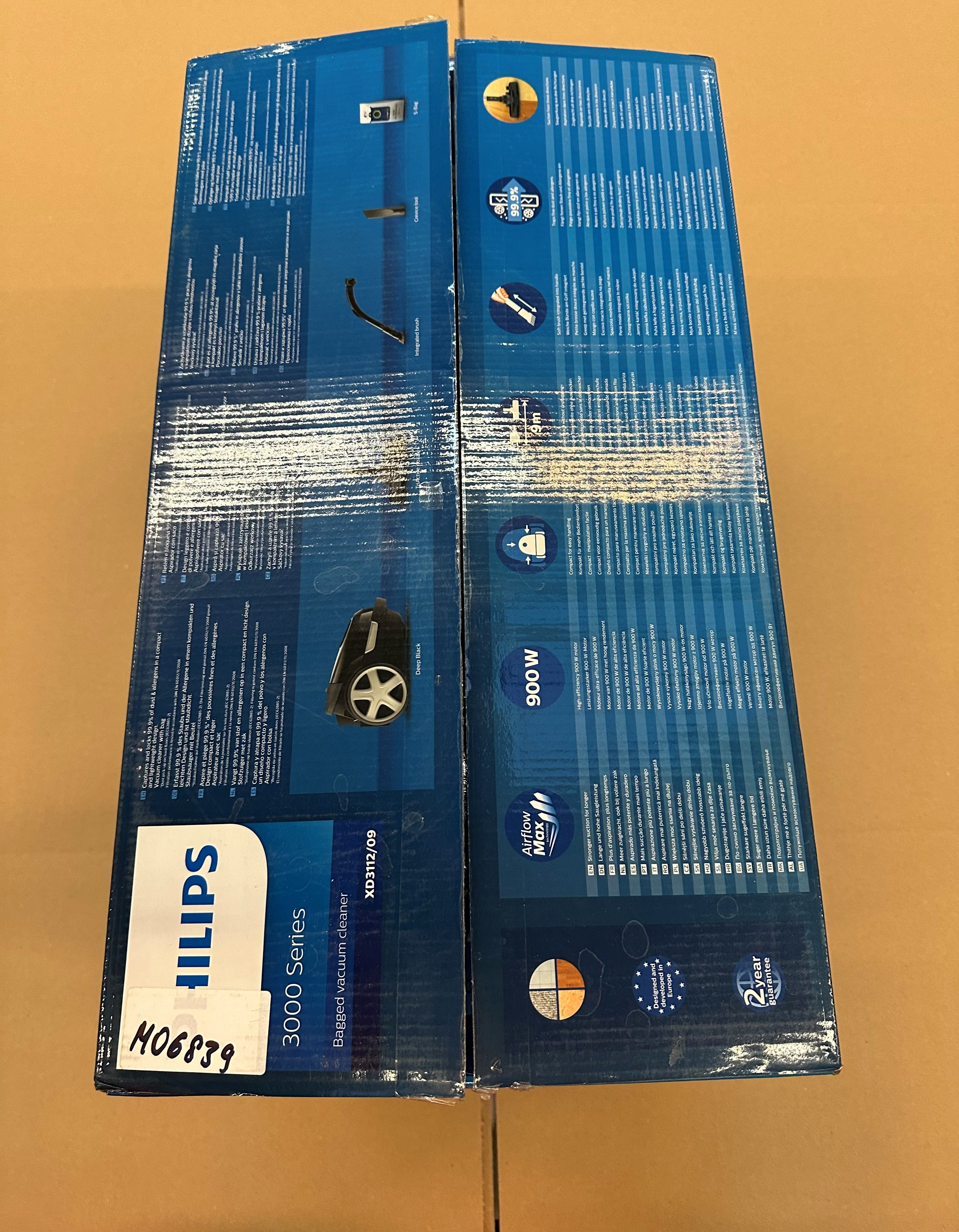 OUTLET - Odkurzacz workowy PHILIPS Series 3000 Performer Compact XD3112/09
