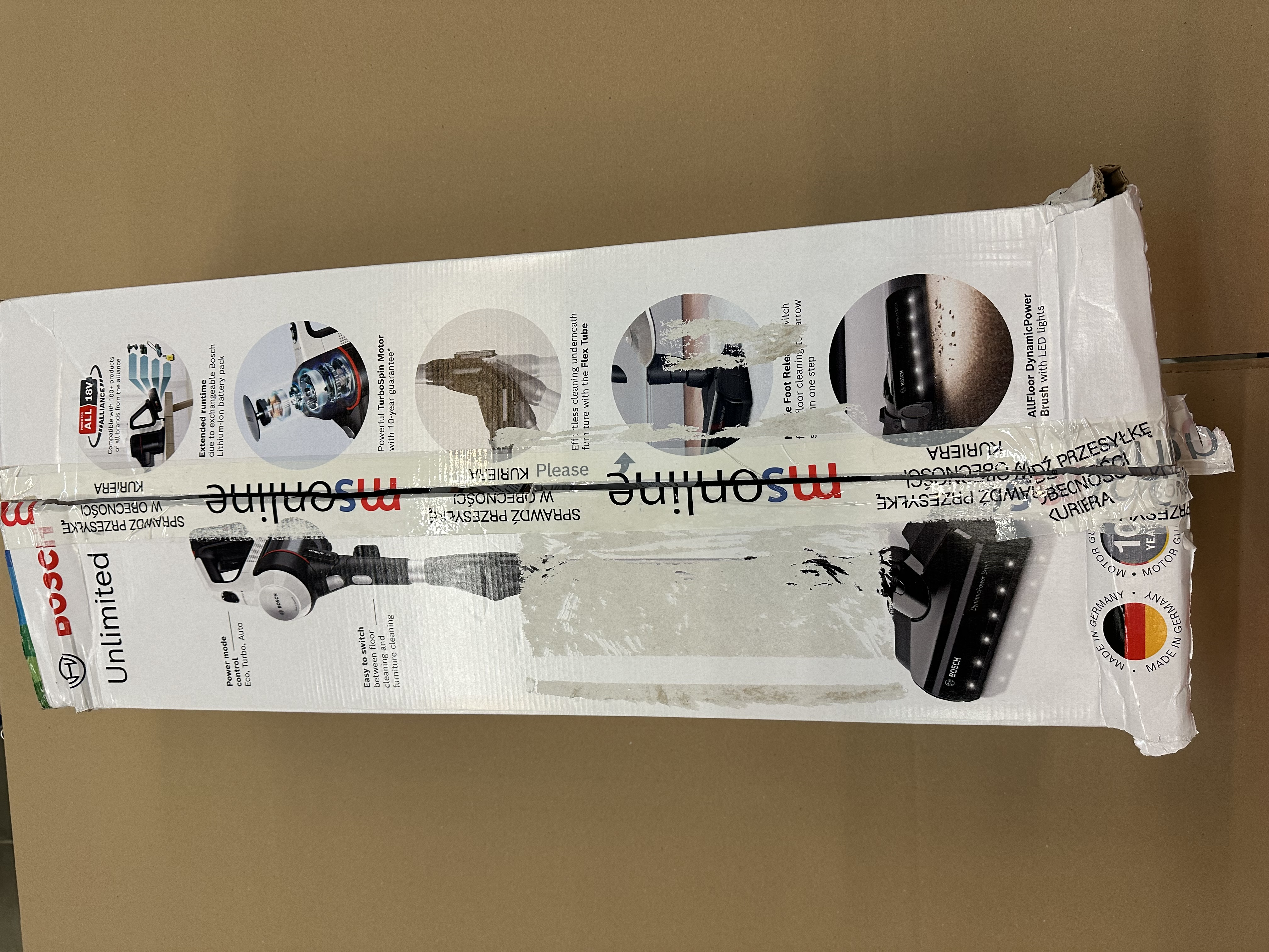 OUTLET - Odkurzacz bezprzewodowy BOSCH BCS712XXL Unlimited 7