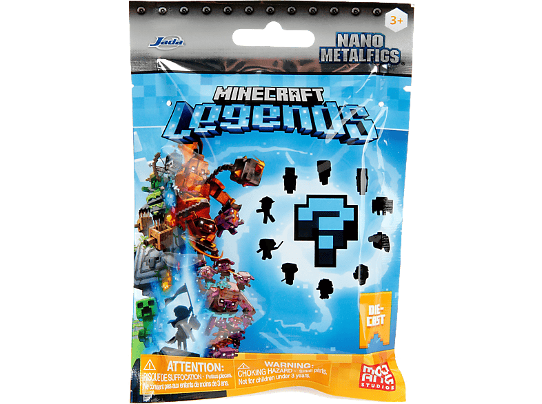 Simba Minecraft Legends Nanofigs Blind Pack, 4 cm, Einzelartikel Sammelfiguren