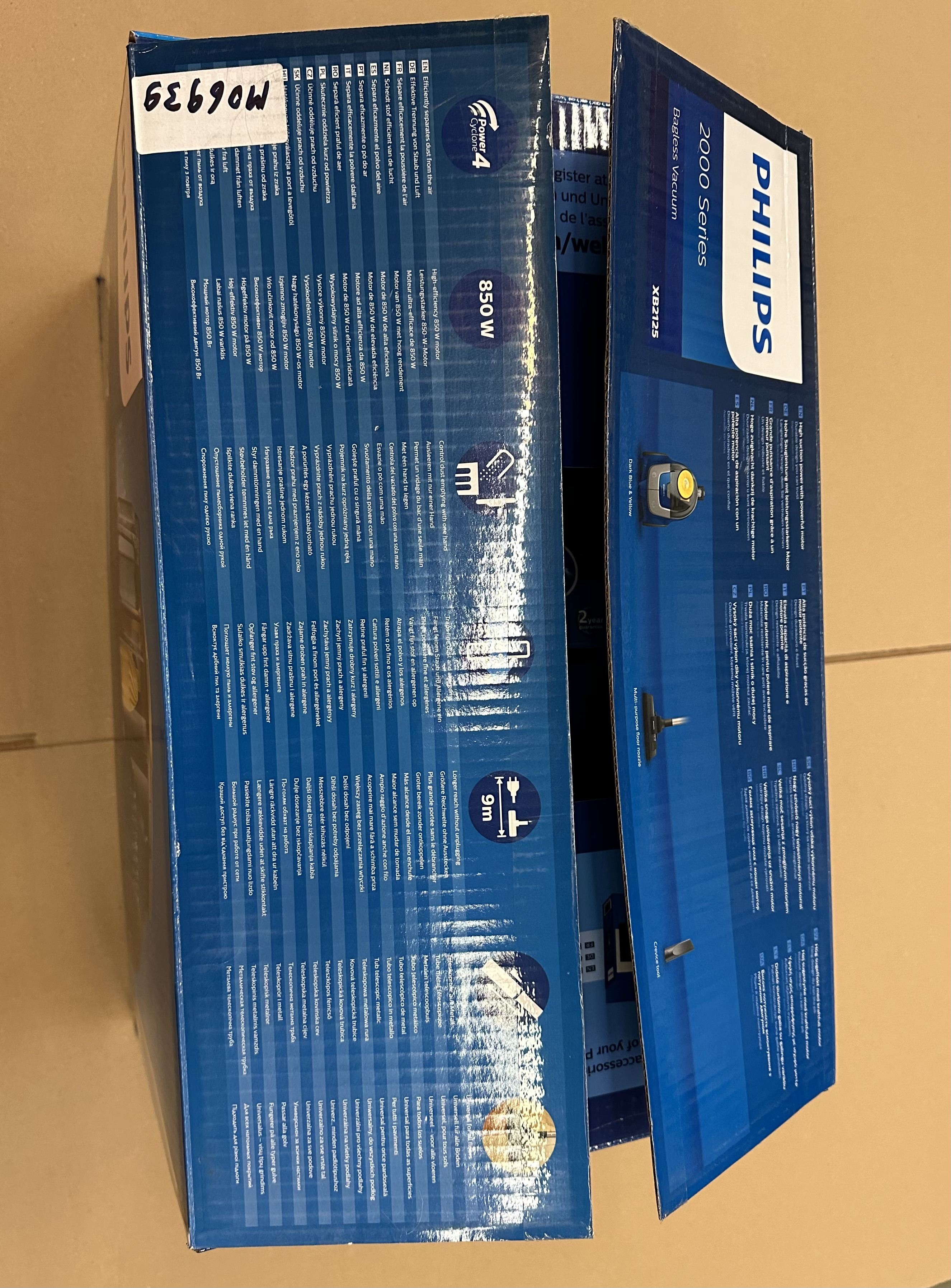 OUTLET - Odkurzacz bezworkowy PHILIPS XB2125/09 series 2000