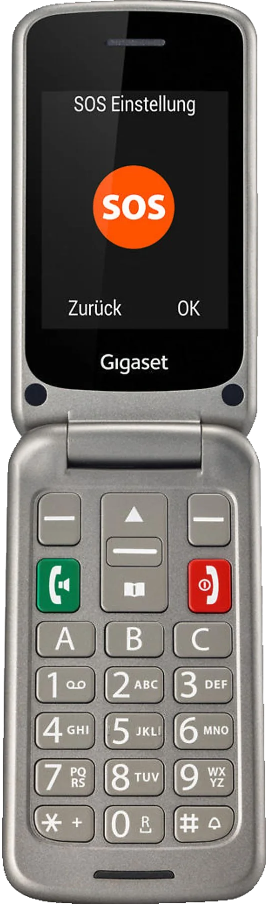 GIGASET GL590 DualSIM Kártyafüggetlen Mobiltelefon