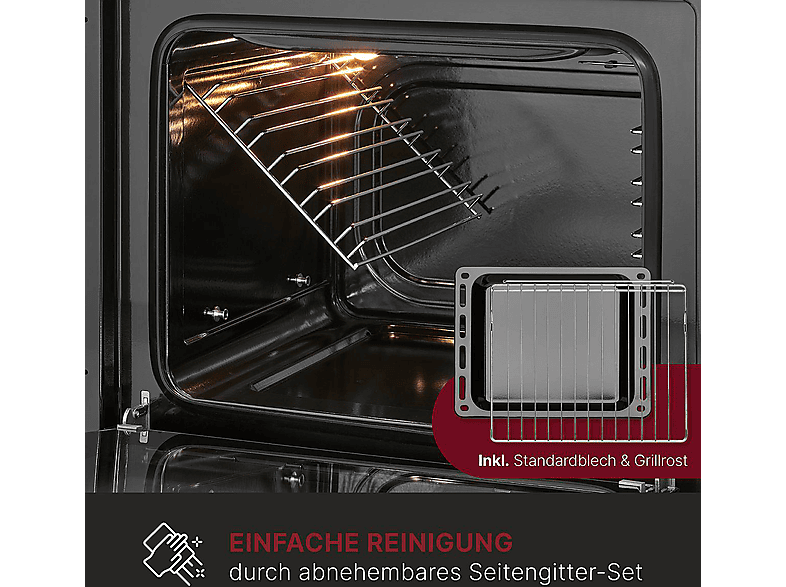 Bomann EHBC 7935 IX, Herdset (Strahlungsheizungskochfeld, A, 61 l) — Foto 5 von 5