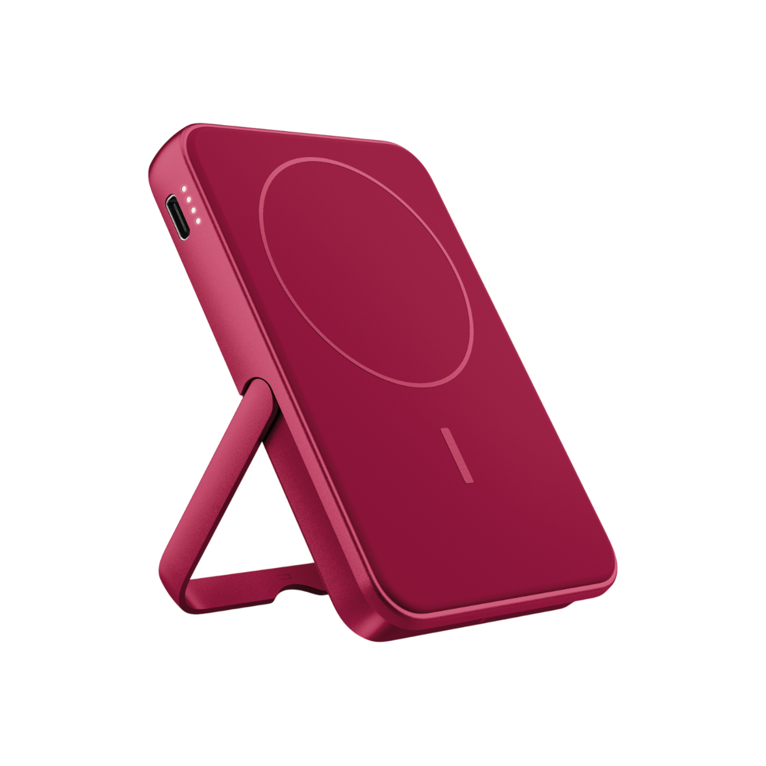 Fresh 'n Rebel Magnet Wireless 5000 Mah Powerbank Berry Red