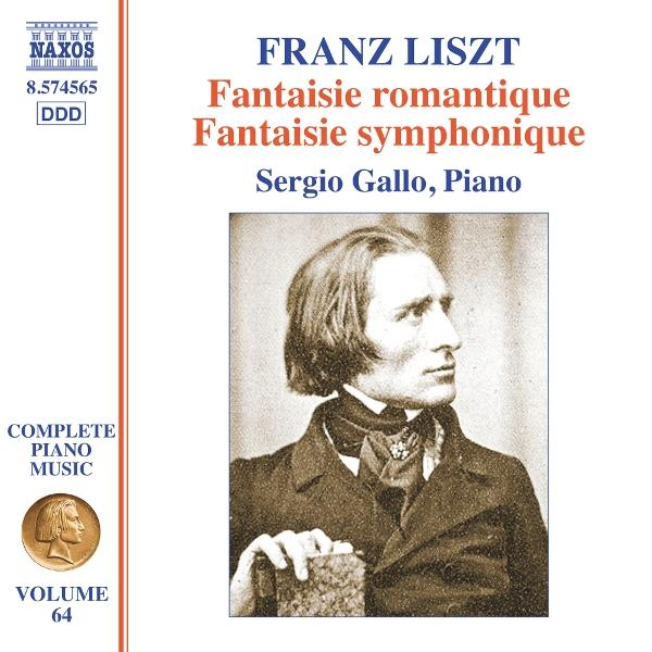 CD-Cover mit Franz Liszt-Titel und Bild eines Mannes mit ernstem Ausdruck.