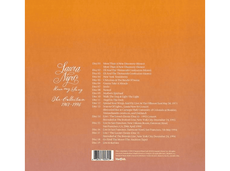 Laura Nyro - hear my song: the collection 1966-1995 [CD] — Foto 2 von 2