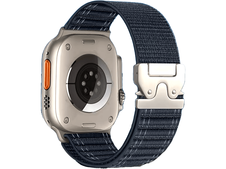 PIILI Apple Watch 42-44-45-46-49 mm Rugged Akıllı Saat Kayışı Lacivert