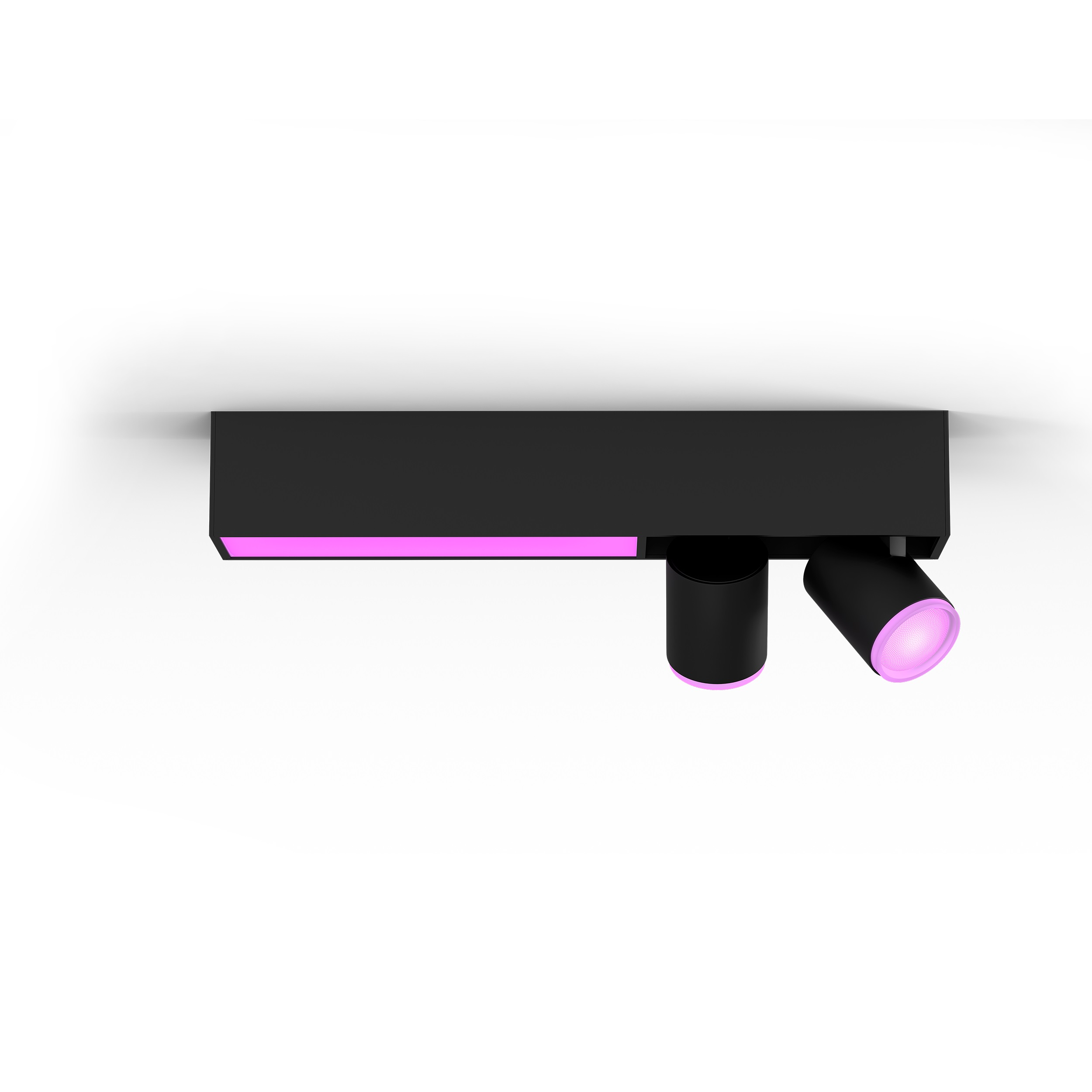 Eine Illustration, die das Philips Hue Smart Home System und seine Funktionen erklärt.