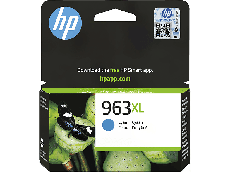 Cartucho de tinta - HP 963 XL, Planet Partners, Cian