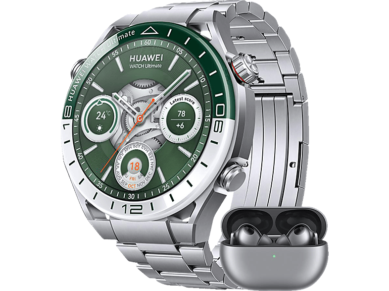 HUAWEI Watch Ultimate + FreeBuds Pro 3 Smartwatch Titan, 140-210 mm, Grün