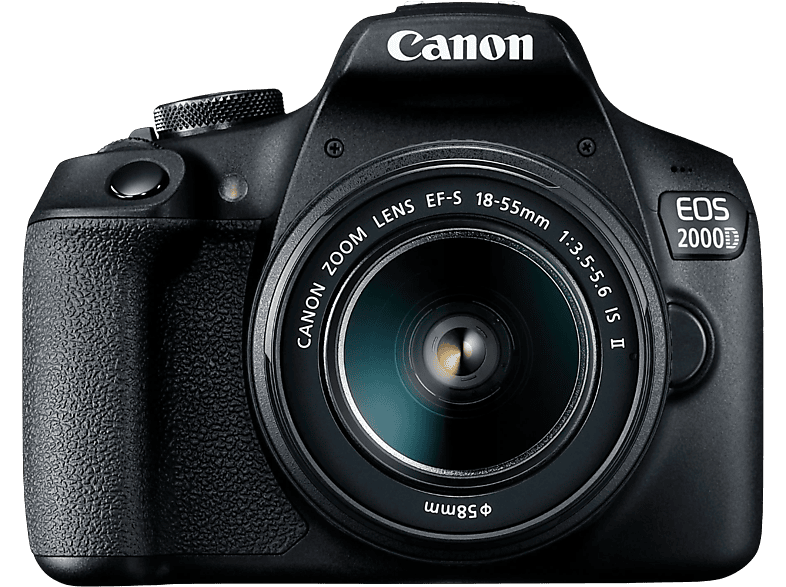 CANON EOS 2000D 18-55 IS II Fotoğraf Makinesi Siyah