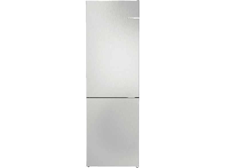 BOSCH KGN 362 LBF Serie 4 Kühlgefrierkombination (B, 321 l, 1860 mm hoch, Metall-Optik)