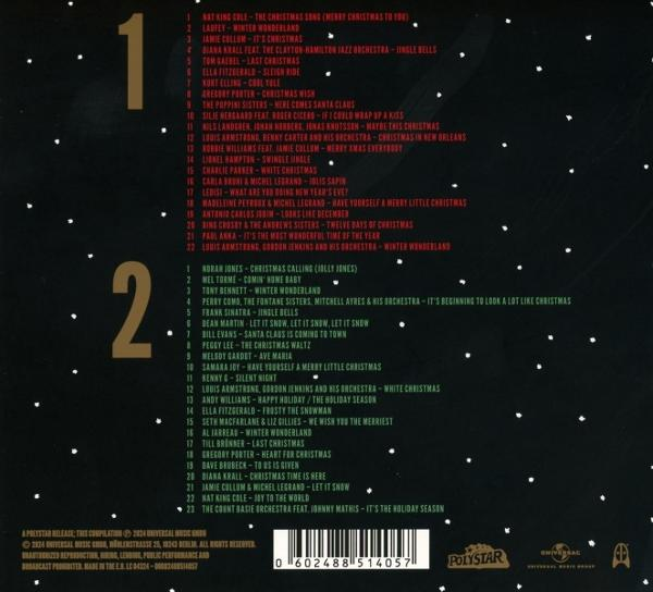 CD-Cover mit Titellisten für zwei Abschnitte.