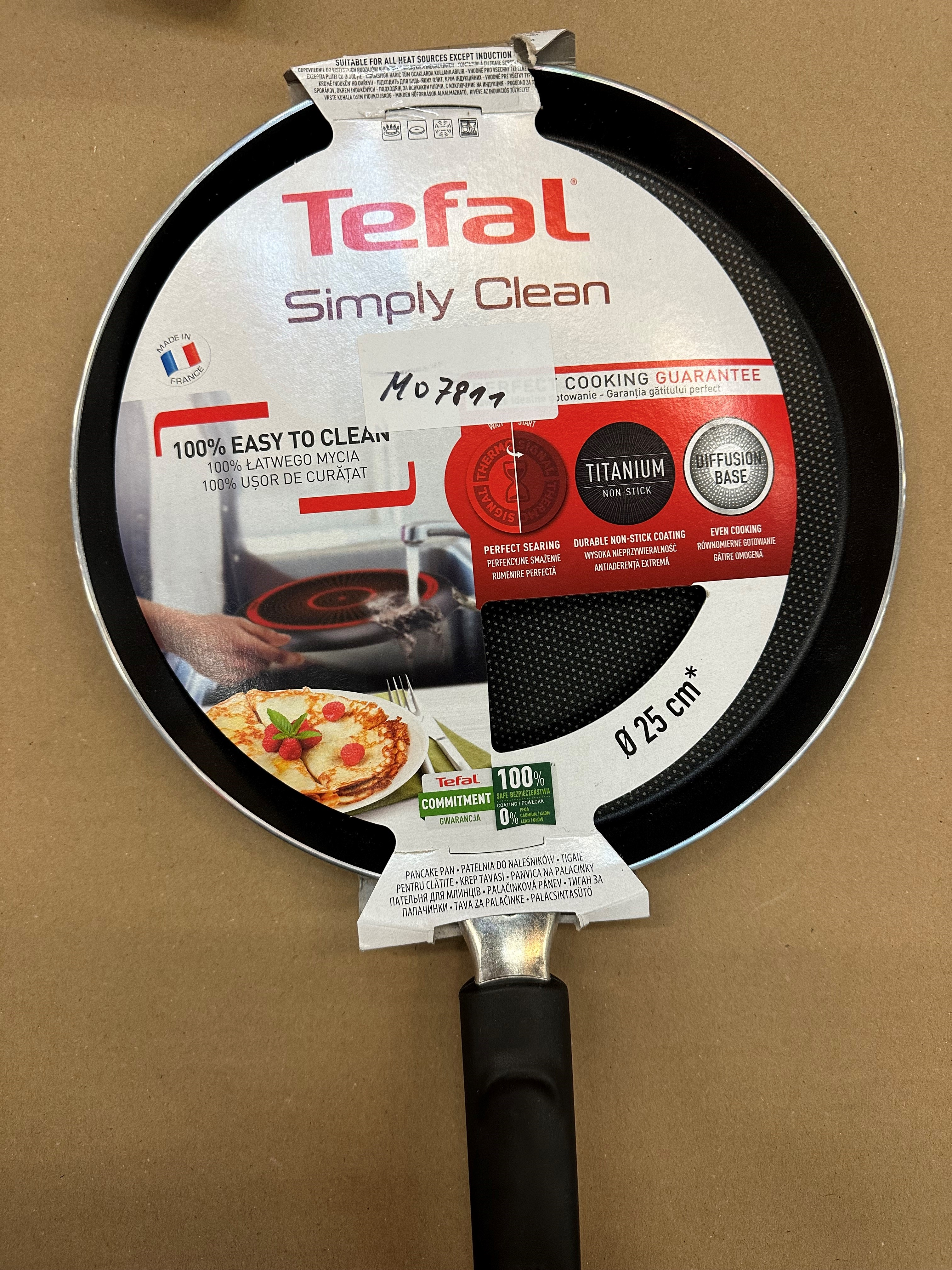 OUTLET - Patelnia naleśnikowa TEFAL B5671053 Simply Clean 25cm