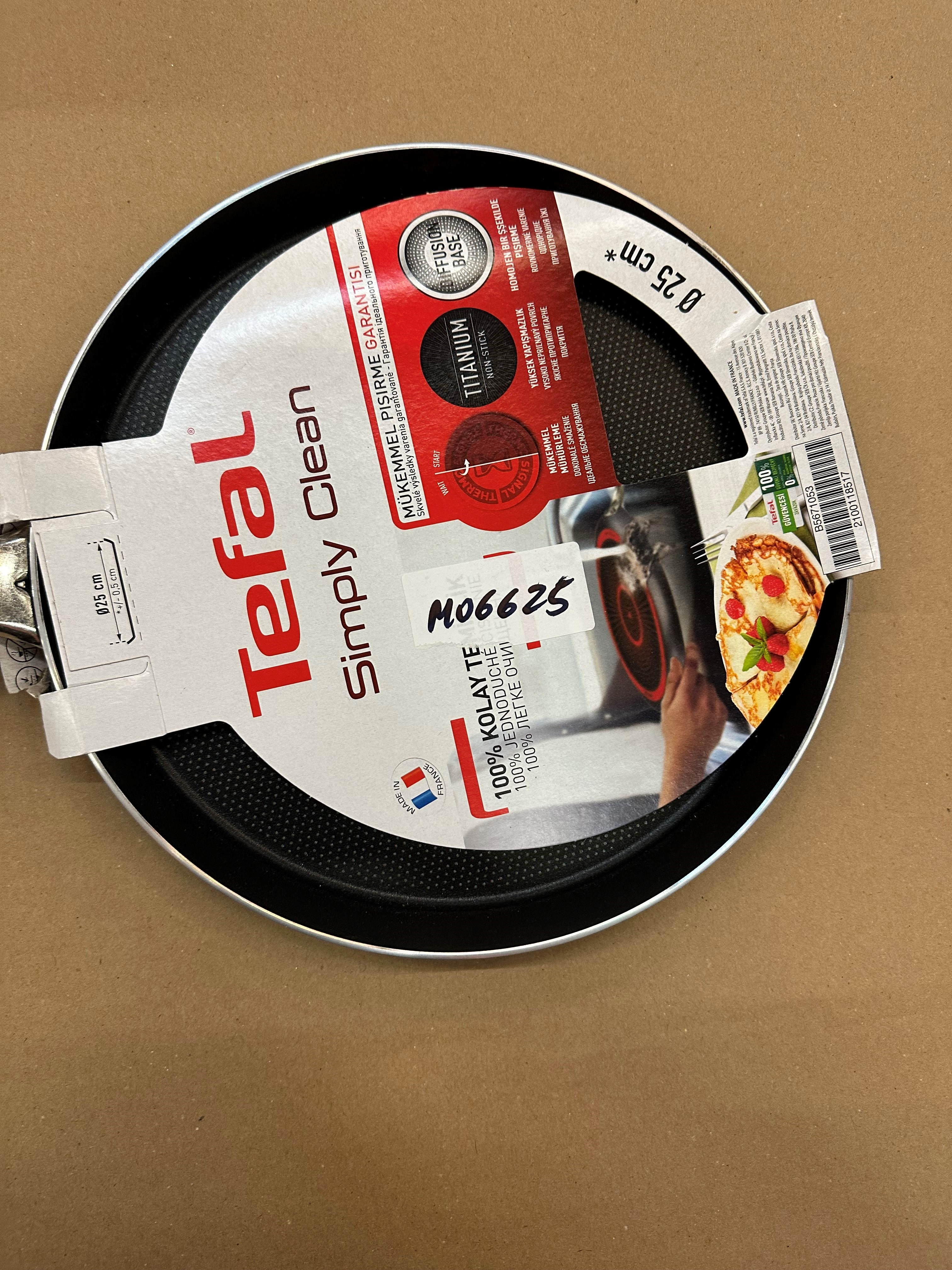 OUTLET - Patelnia naleśnikowa TEFAL B5671053 Simply Clean 25cm