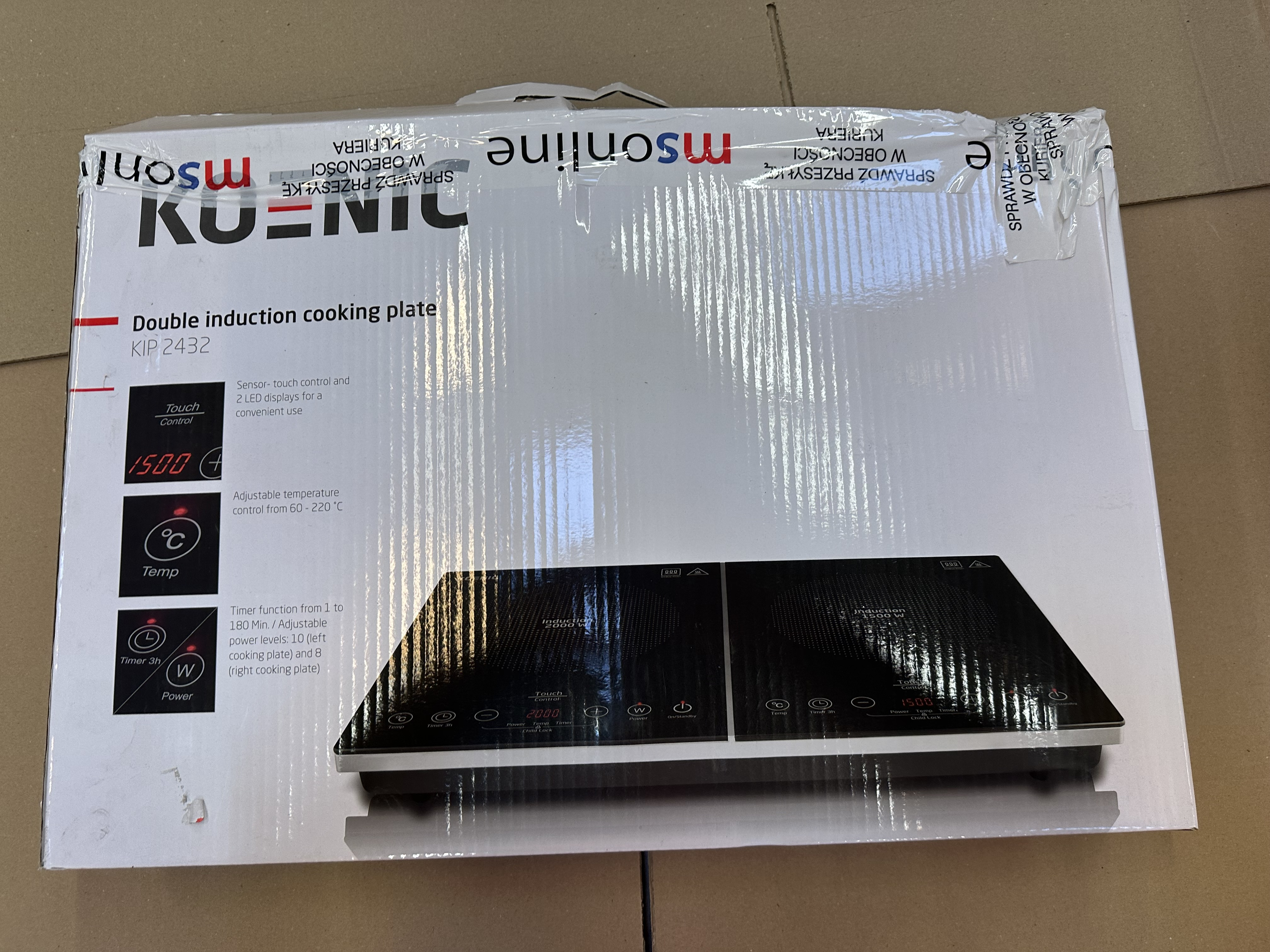 OUTLET - Płyta KOENIC KIP 2432 Double Induction Plate