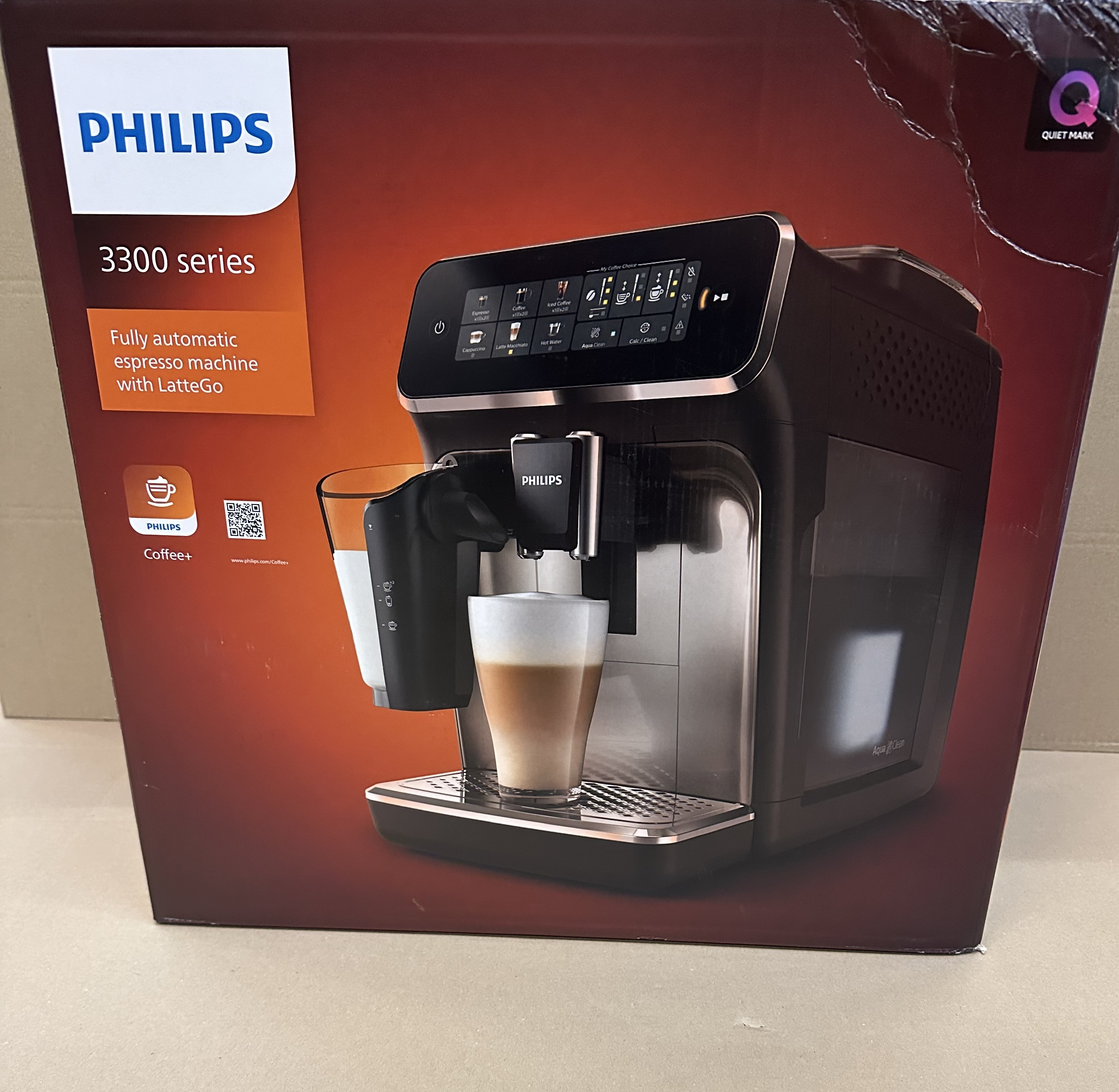 OUTLET - Ekspres ciśnieniowy PHILIPS EP3349/70 Series 3300 15 bar 1500 W