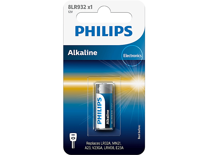 PHILIPS 8LR932/01B Alkaline MiniCell 12.0V1 Düğme Pil