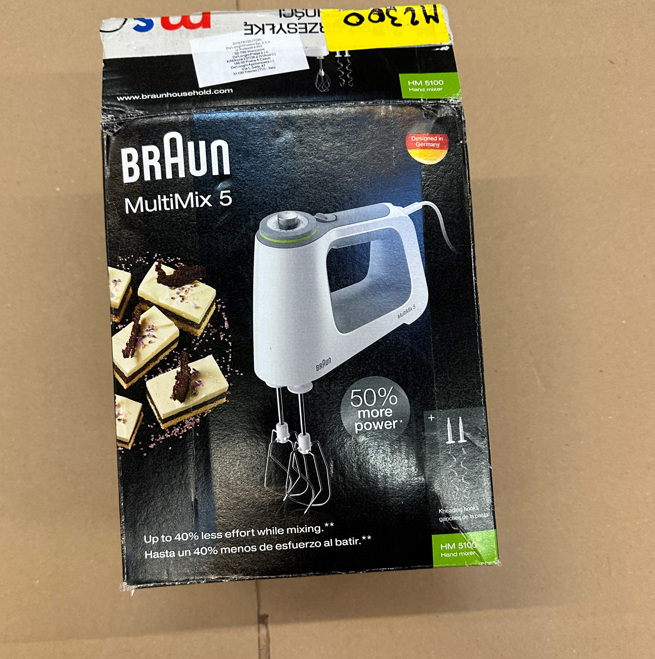 OUTLET - Mikser BRAUN HM5100WH MultiMix