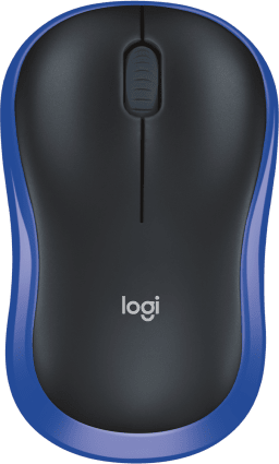 LOGITECH M185 vezeték nélküli optikai egér, kék (910-002236)