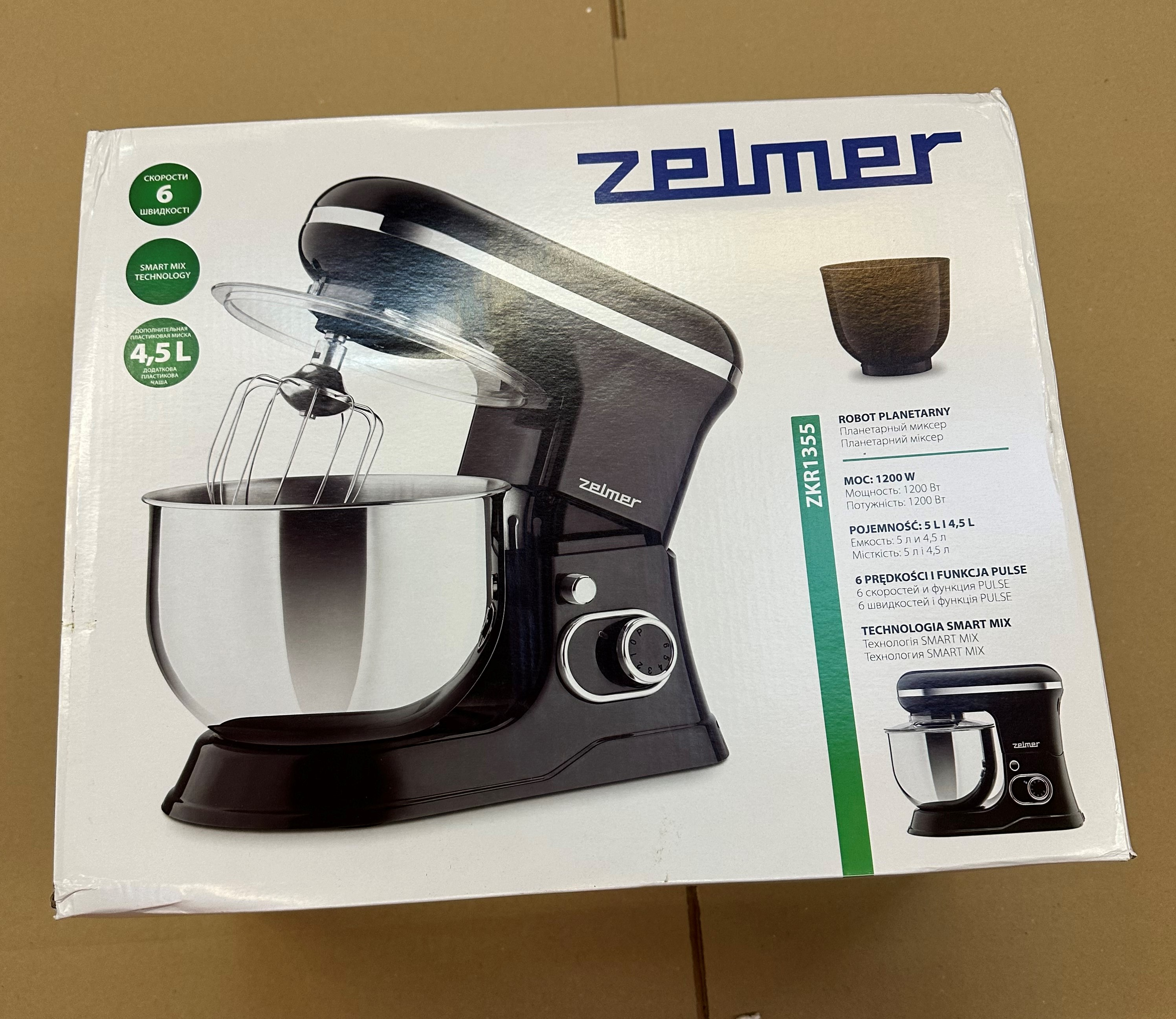 OUTLET - Robot planetarny ZELMER ZKR1355 Czarny